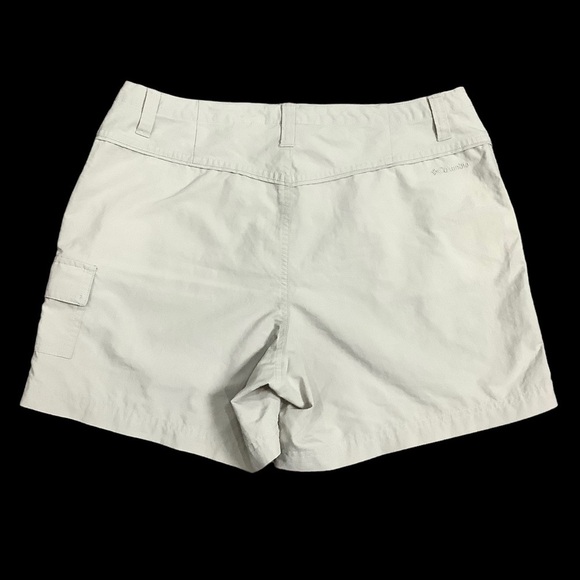 Women's Columbia XCO Medium 10 Cargo Shorts Khaki Khakis Chino Hiking Active EUC - Picture 4 of 10